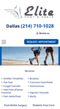 Mobile Screenshot of elitefootankle.com